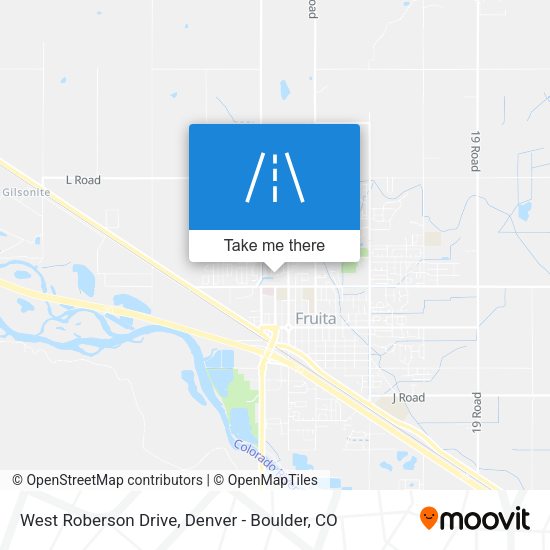 Mapa de West Roberson Drive