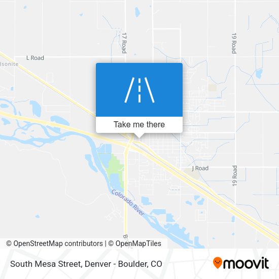 Mapa de South Mesa Street