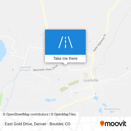 East Gold Drive map