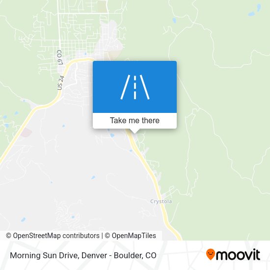 Morning Sun Drive map