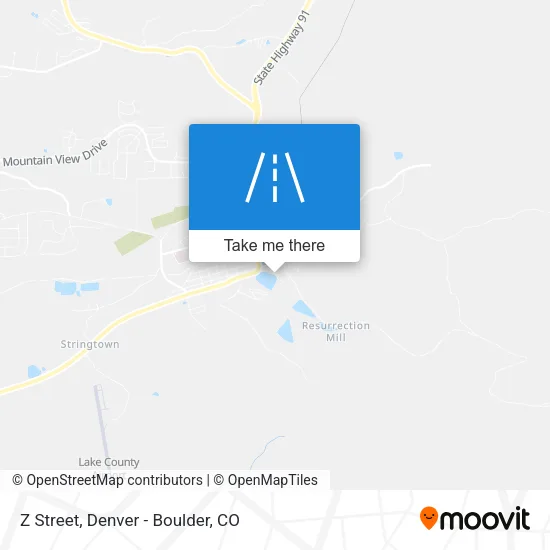 Z Street map