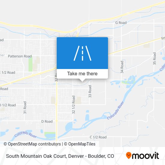 South Mountain Oak Court map
