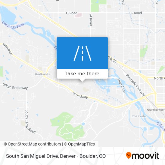 Mapa de South San Miguel Drive