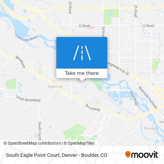 Mapa de South Eagle Point Court