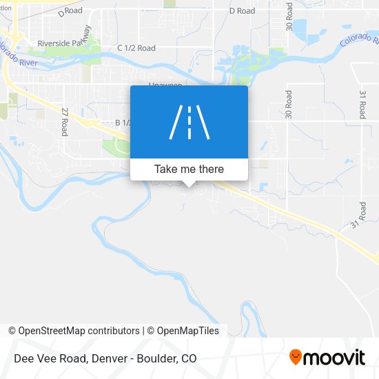 Mapa de Dee Vee Road