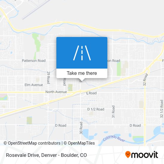 Rosevale Drive map