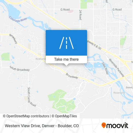 Western View Drive map