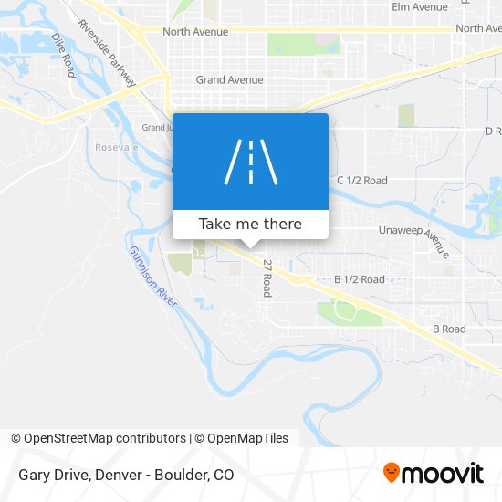 Gary Drive map