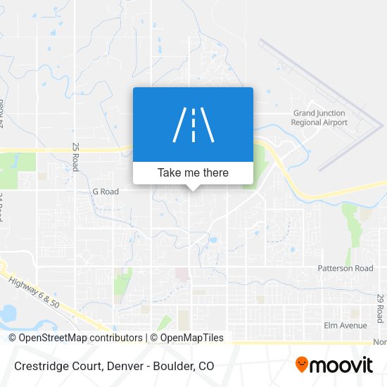 Crestridge Court map
