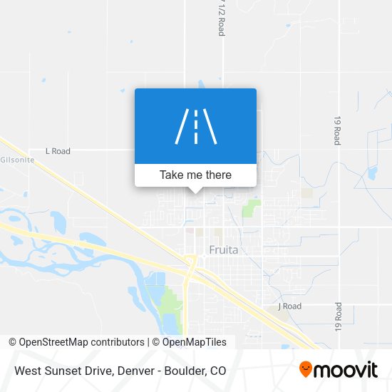 Mapa de West Sunset Drive