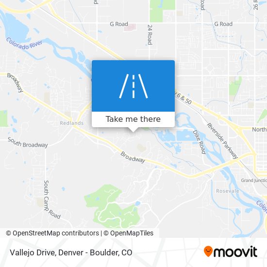Vallejo Drive map