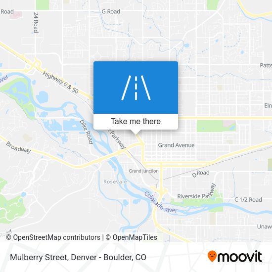 Mulberry Street map
