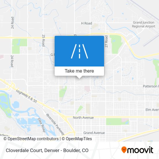 Cloverdale Court map