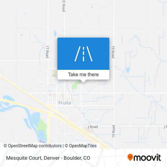 Mesquite Court map