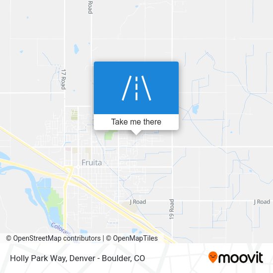 Holly Park Way map