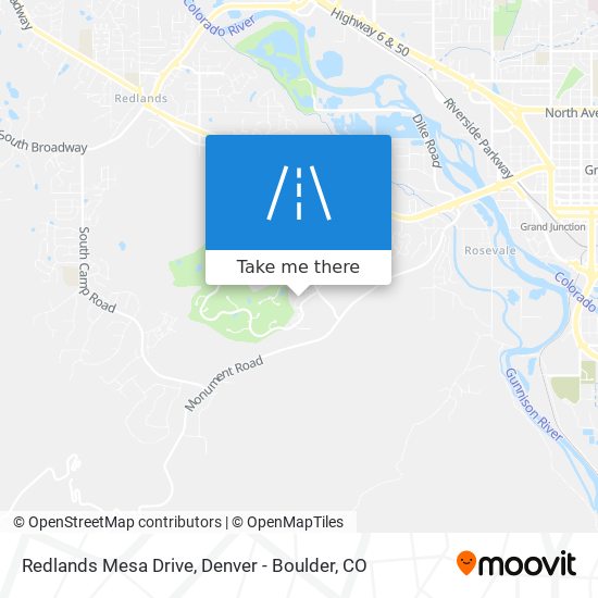 Mapa de Redlands Mesa Drive