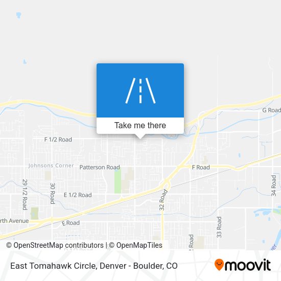East Tomahawk Circle map