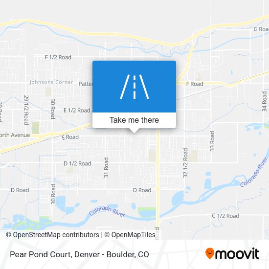Pear Pond Court map