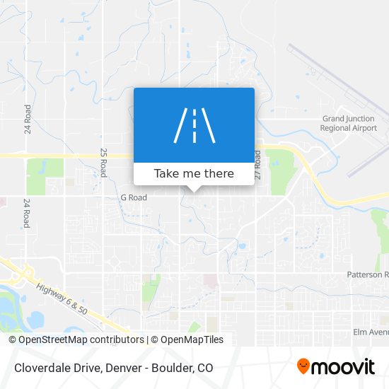 Cloverdale Drive map