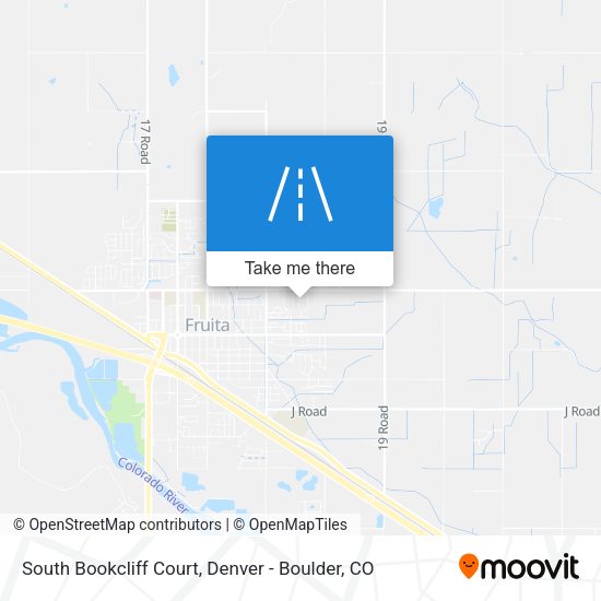 South Bookcliff Court map