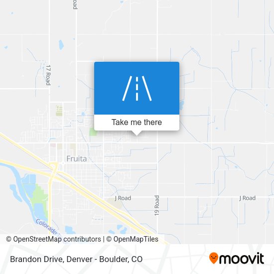 Mapa de Brandon Drive