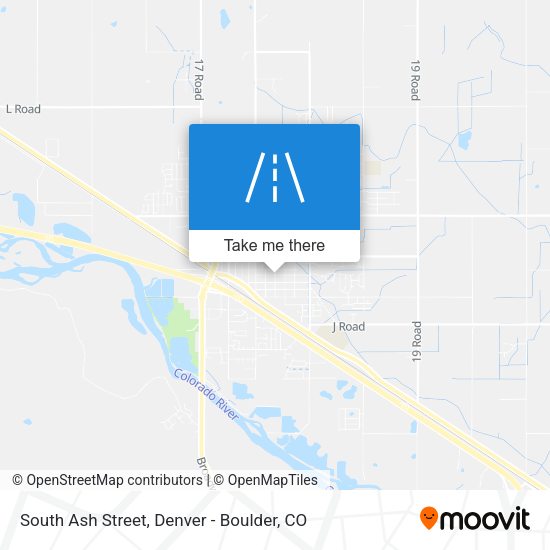 South Ash Street map