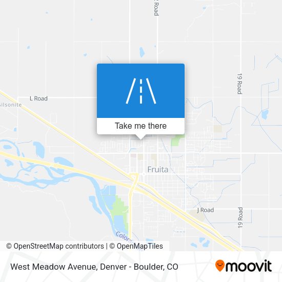West Meadow Avenue map