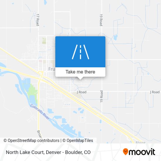 North Lake Court map