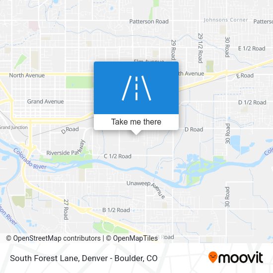 Mapa de South Forest Lane