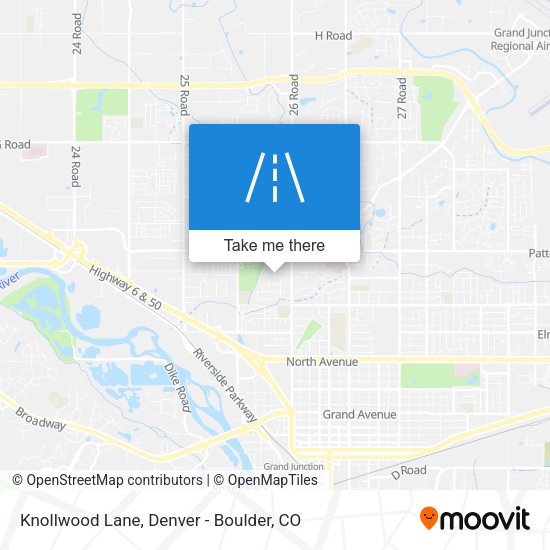 Knollwood Lane map