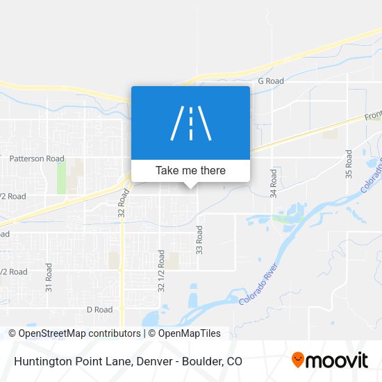 Huntington Point Lane map