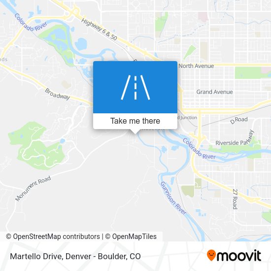 Martello Drive map