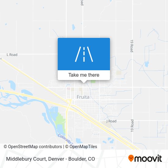 Middlebury Court map