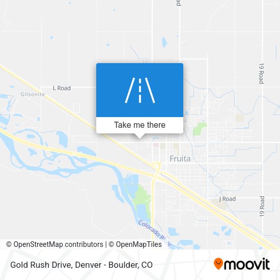 Gold Rush Drive map
