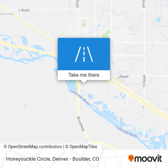 Honeysuckle Circle map