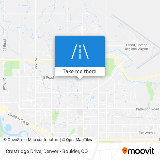 Mapa de Crestridge Drive