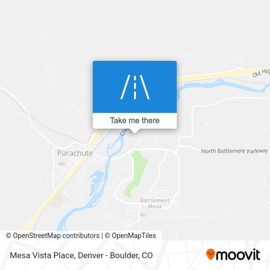 Mesa Vista Place map