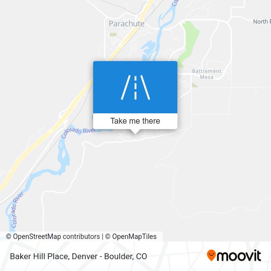 Baker Hill Place map