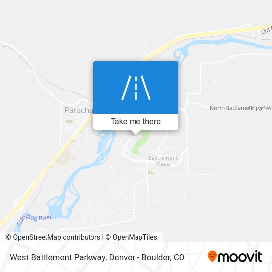 West Battlement Parkway map