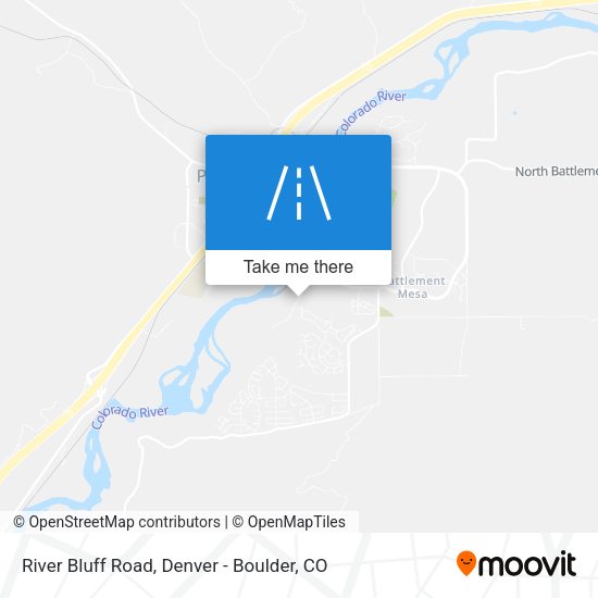 River Bluff Road map