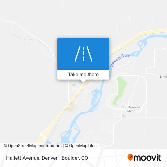 Hallett Avenue map