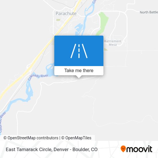 East Tamarack Circle map