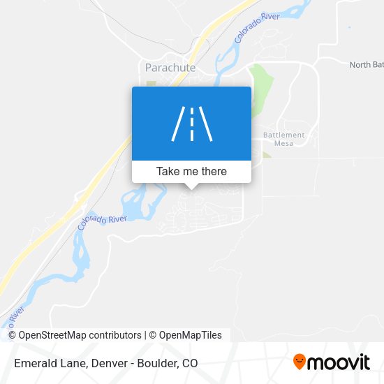Emerald Lane map