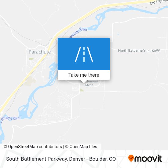 South Battlement Parkway map