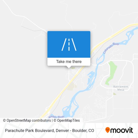 Parachute Park Boulevard map