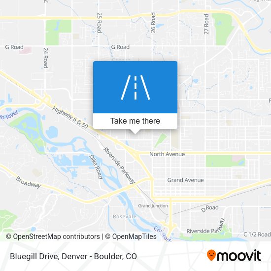 Mapa de Bluegill Drive