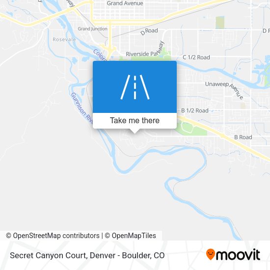 Mapa de Secret Canyon Court