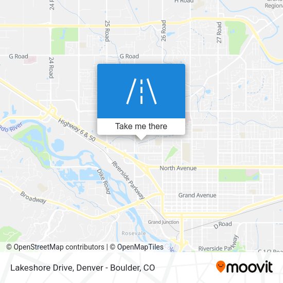 Lakeshore Drive map
