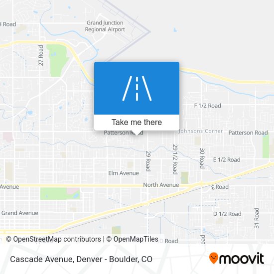 Cascade Avenue map