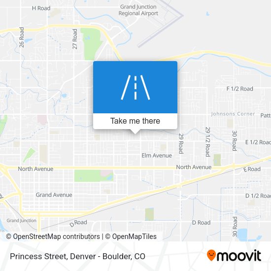 Mapa de Princess Street